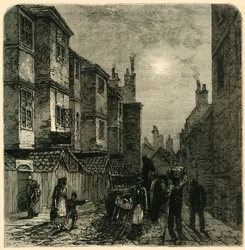 Milford Lane in 1820, 1881