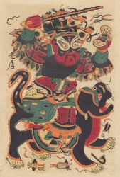 Militaire deur god, begin 20e eeuw