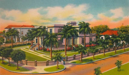 Moderne woning in El Prado, Barranquilla, ca. 1940s