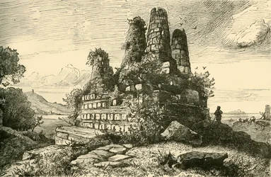 Monument van de Horath en Curiath, 1890