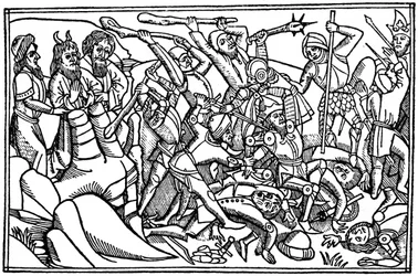 Mozes bidt voor de overwinning van Israël, 1480, 1964