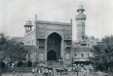 Moskee van Wazir Khan, Lahore, ca. 1942