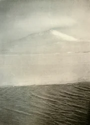 Mount Erebus vanaf de ijsvoet
