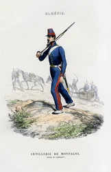 Bergartillerie, Frans leger in Algerije