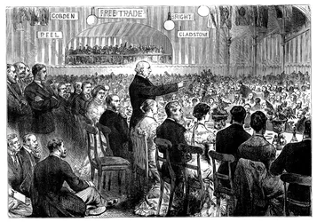 Mr Gladstone in Leeds, eind 19e eeuw