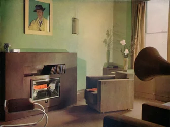 Mevrouw Betty Frasers flat op 28a, Upper Gloucester Place, Londen, 1932