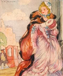 Mevrouw Fitzherbert, langdurige metgezel van de toekomstige koning George IV van het Verenigd Koninkrijk, 1937