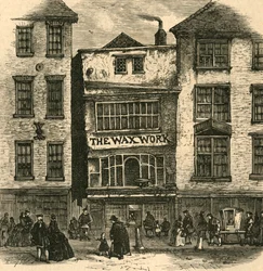Mrs. Salmons Wasfiguren, Fleet Street - Paleis van Hendrik VIII en Kardinaal Wolsey, 1897