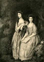 Mevrouw Sheridan en mevrouw Tickell, ca. 1772, 1908