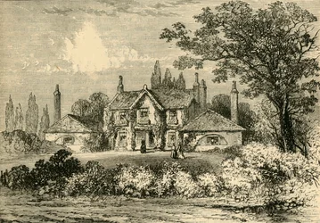 Huis van Mevrouw Siddons in Westbourne Green, 1800, ca. 1876