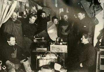 Muziek in de Hut, ca. 1908, 1909
