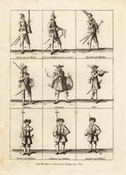 Musket- en hellebaardoefeningen