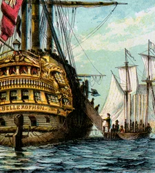 Napoleon in de Bellerophon, 1815 c1850s