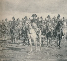 Napoleon en zijn staf, 1896