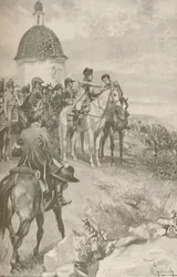 Napoleon en Zijn Staf bij Austerlitz, 1896