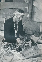 Navajo zilveren en turquoise sieraden, 1931
