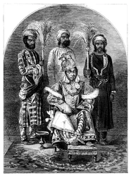 Nawab Sikandar, de Begum van Bhopal, 1863