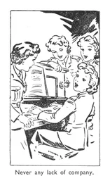 Nooit gebrek aan gezelschap, 1940