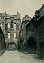 New College Gate en Lane, 1902