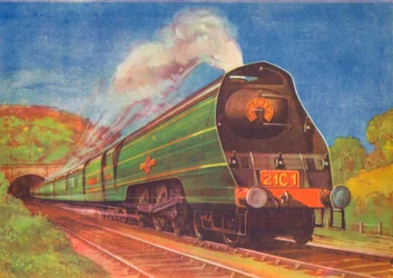 Nieuwe Gestroomlijnde Express, Koopvaardij, S.R., verlaat Honiton Tunnel, 1940