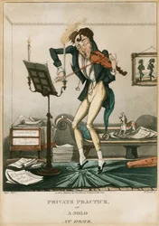 Niccolo Paganini - karikatuur