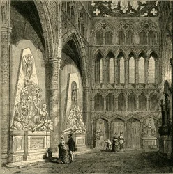 Noordtransept van Westminster Abbey, 1830