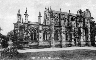 Noordkant, Rosslyn Chapel, Midlothian, Schotland, 20e eeuw