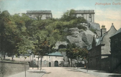 Nottingham Castle, eind 19e-begin 20e eeuw