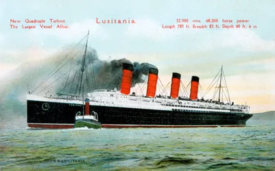 Oceaanstomer RMS Lusitania, 20e eeuw