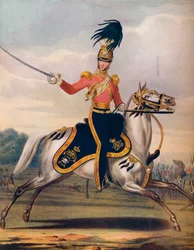 Officier van de 17e Lancers, c1833. 1914