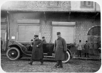 Officieren van het Franse Vreemdelingenlegioen, Syrië, 20e eeuw
