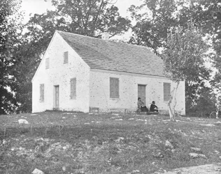 Oude Dunkards Kerk, Antietam, Maryland, VS, ca. 1900