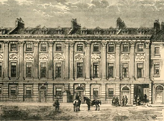 Oude Huizen in Great Queen Street, Zuidzijde, 1850, 1881