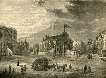 Oude Kensington-kerk, ca. 1750, ca. 1876
