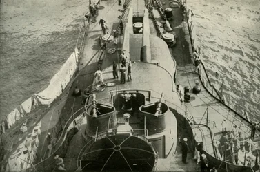 Aan boord van een Franse Dreadnought, 1919