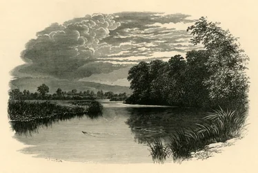 Op de Avon. Strensham Reach, ca. 1890