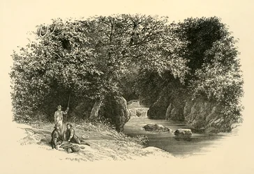 Aan de Dargle, ca. 1890