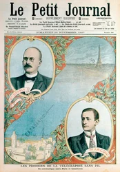 Opening van draadloze telegraafverbinding tussen Parijs en Casablanca, 1907