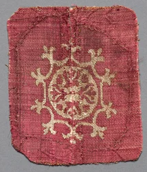 Ornament van een Tuniek, Twee Fragmenten Samengevoegd als Eén, 8e eeuw