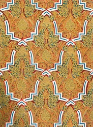 Ornament in panelen op de muren, Hof van de Moskee, 1907