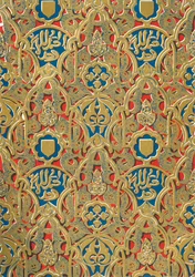 Ornament op de muren, Hal van de Abencerrages, 1907