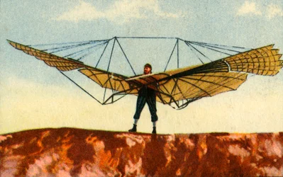 Otto Lilienthals zweefvliegtuig, 1890s, 1932