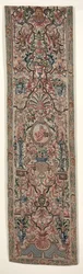 Paar Borduurwerk Bedgordijnen, c. 1690