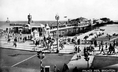 Palace Pier, Brighton, Sussex, begin 20e eeuw