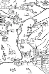 Deel van Rome. Van een plan getekend ca. 1475, 1935