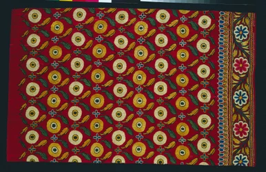 Deel van een rok Ghagra, 1800s - begin 1900s