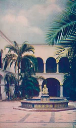 Patio van het Huis van Gastvrijheid, ca. 1935
