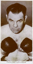 Paulino Uzcudun, Spaanse bokser, 1938