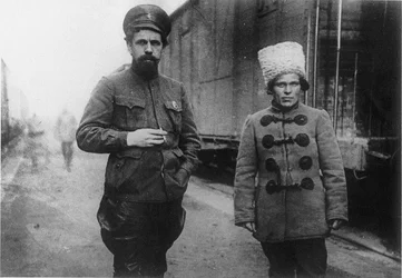 Pavel Dybenko en Nestor Makhno