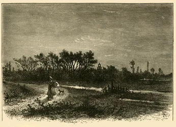 Peakirk, vanaf de snede, 1898